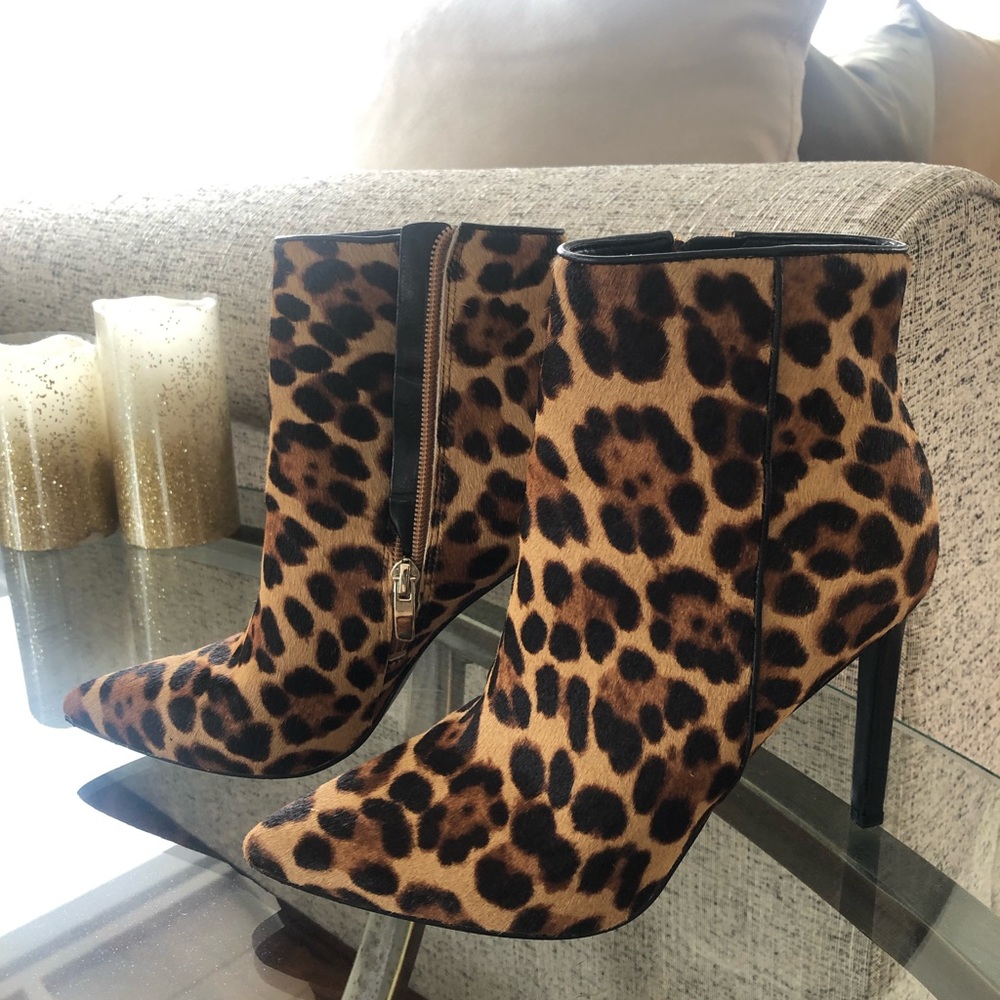 Nine West Leopard boots